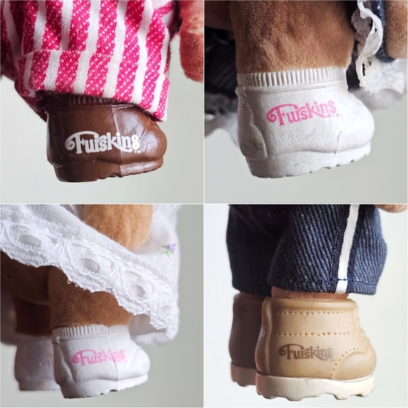 1986 Rare 10 Cabbage Patch Furskins Bears Lot, Panosh Moody Hollow House Playset - Picture 6 of 17